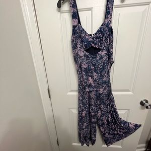 I have a Rebecca Taylor navy and soft pink floral flowy  jumpsuit .